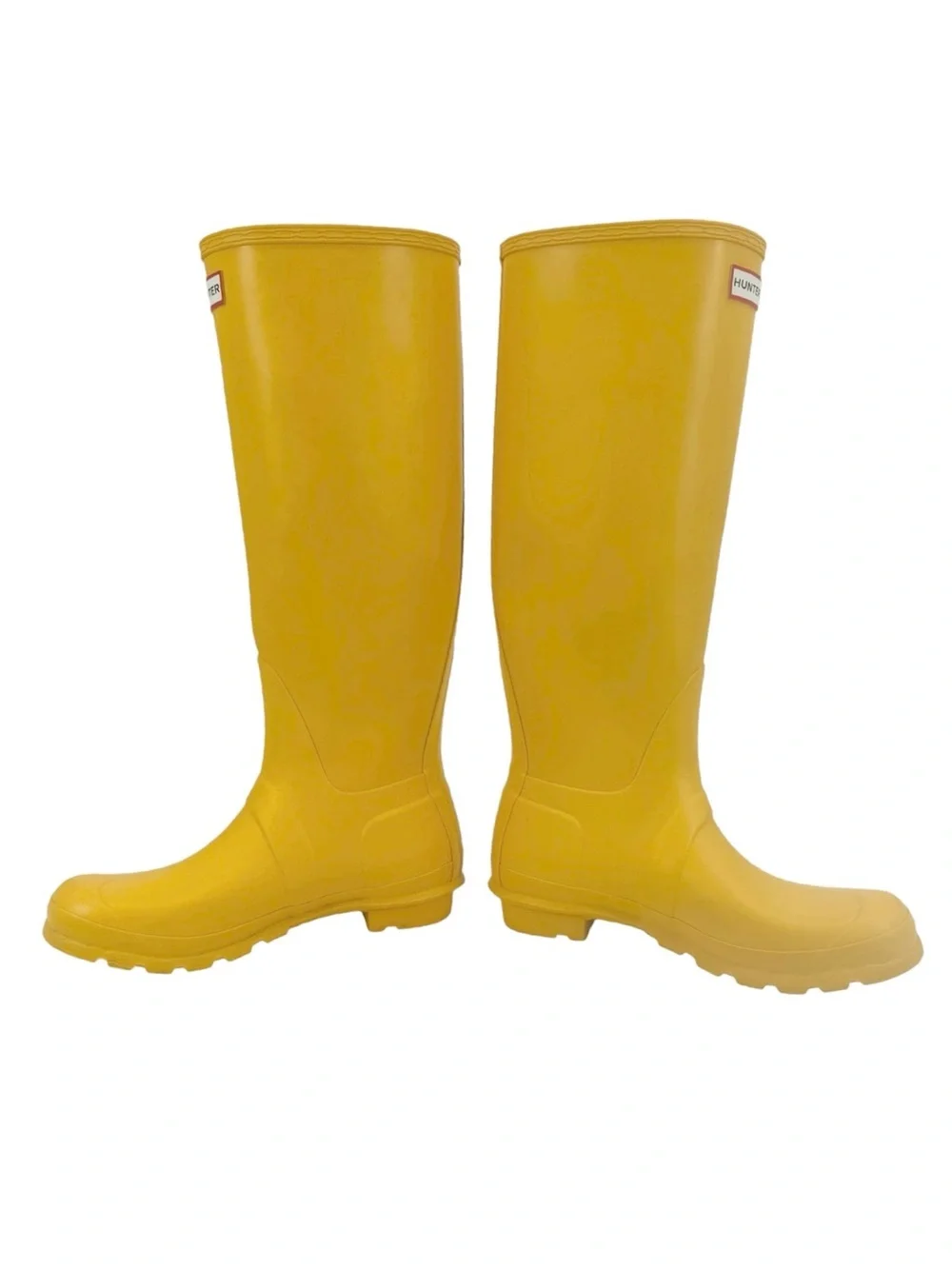Hunter Women’s Original Tall Rain Boots Yellow Size 8